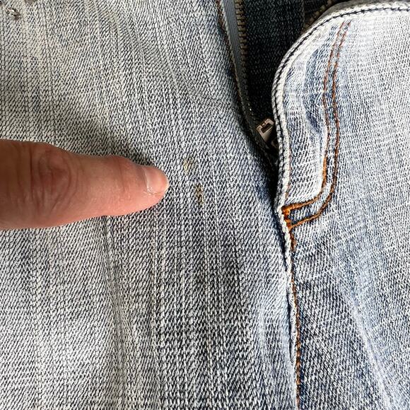 Vintage Cache Womens Capri Denim Jeans Sz 8 Rhinestone Bling Faded MidRise Mom - Picture 6 of 13